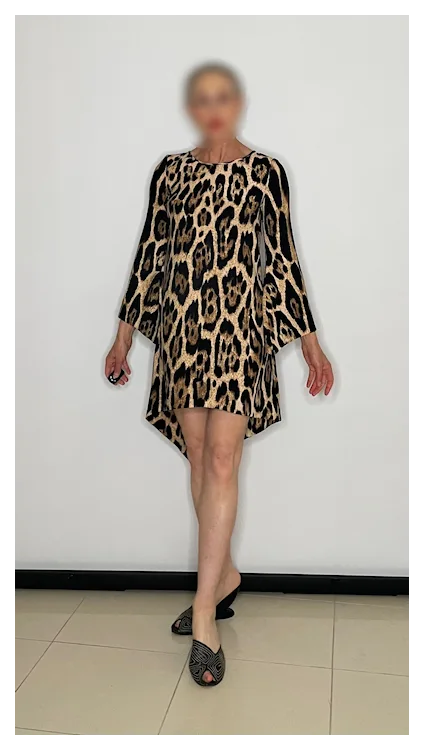 a line leopard print dress Sherri Hill Dress 57463 main image 1