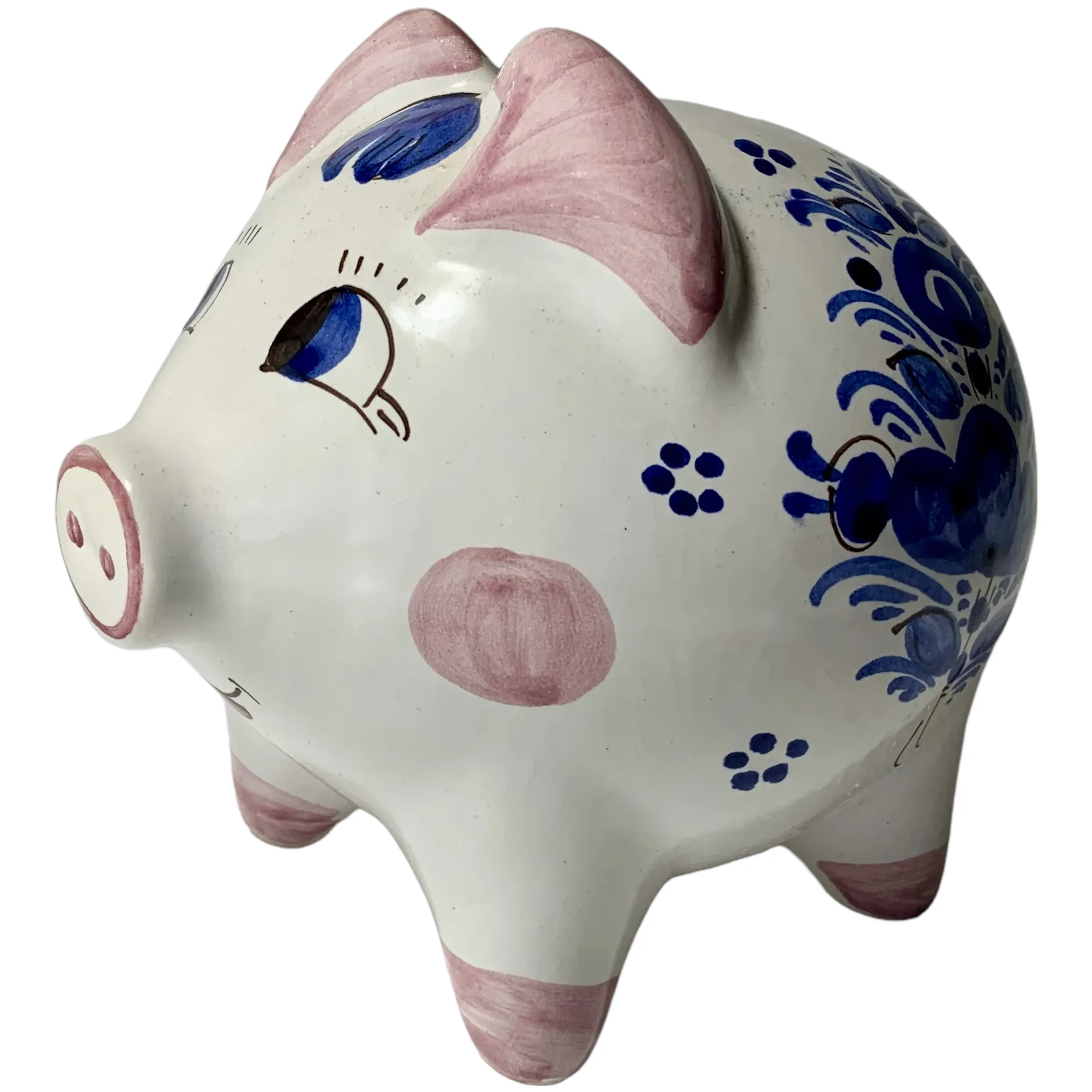 Slovakia Piggy Bank Ceramic Handmade Hand Painted. For Sale at
