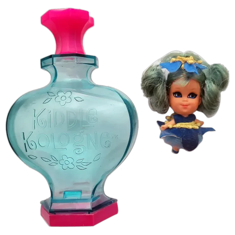 1960s Blue Bell Liddle Kiddle Kologne Bluebell Doll With Original