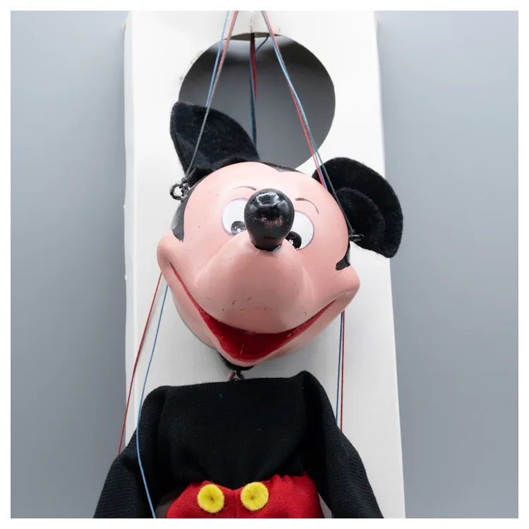 Pelham Puppet Walt Disney Mickey Mouse SL Marionette. For Sale at