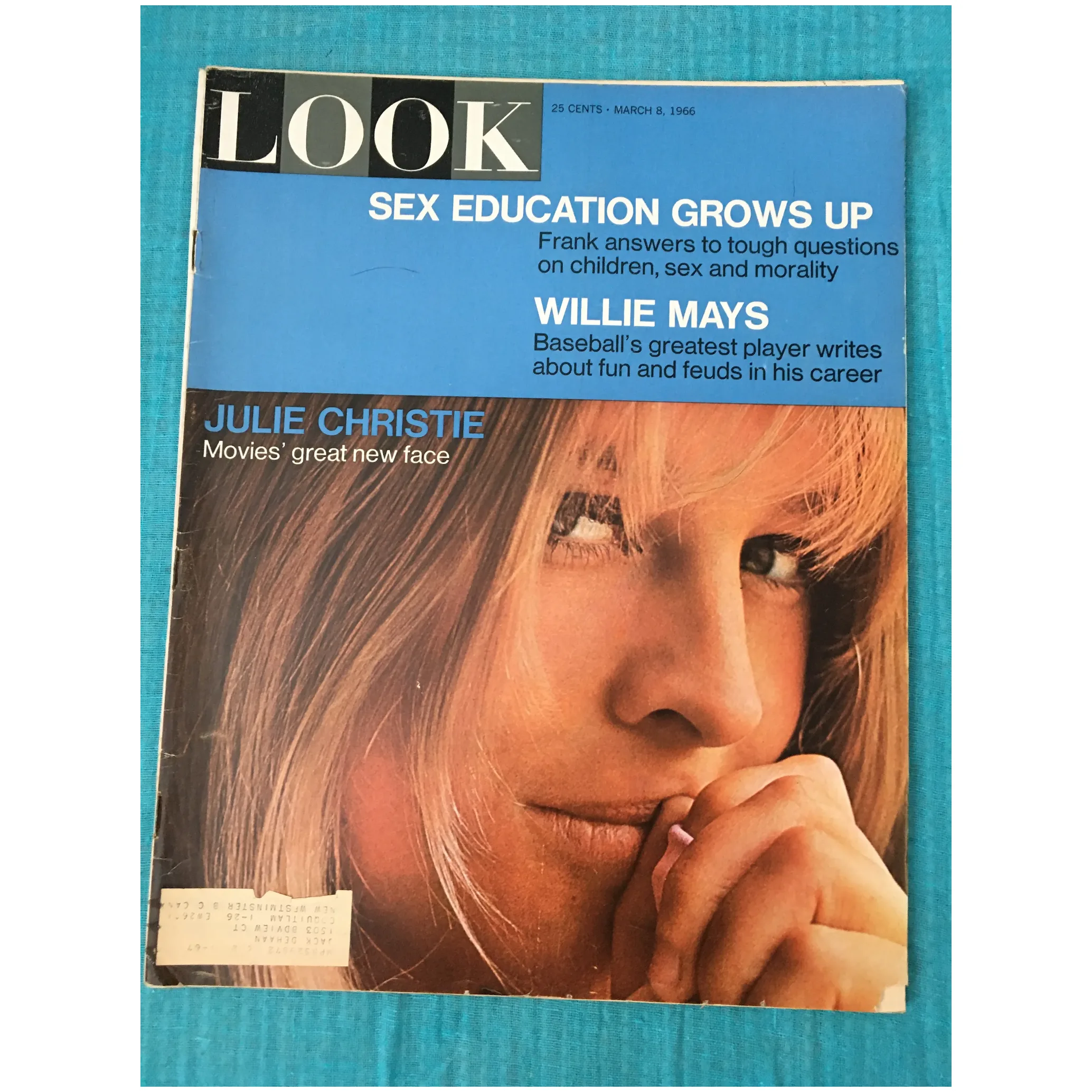 March 8, 1966 Look Magazine featuring (Sex Education, Julie Christie, . For  Sale at Ruby Lane