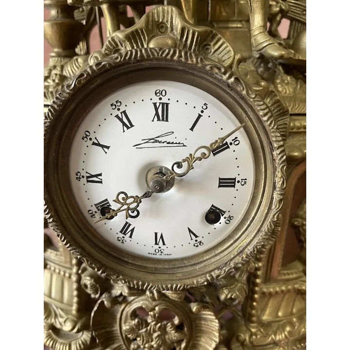 19th C Stunning French style triptych table/mantle Gilt Bronze