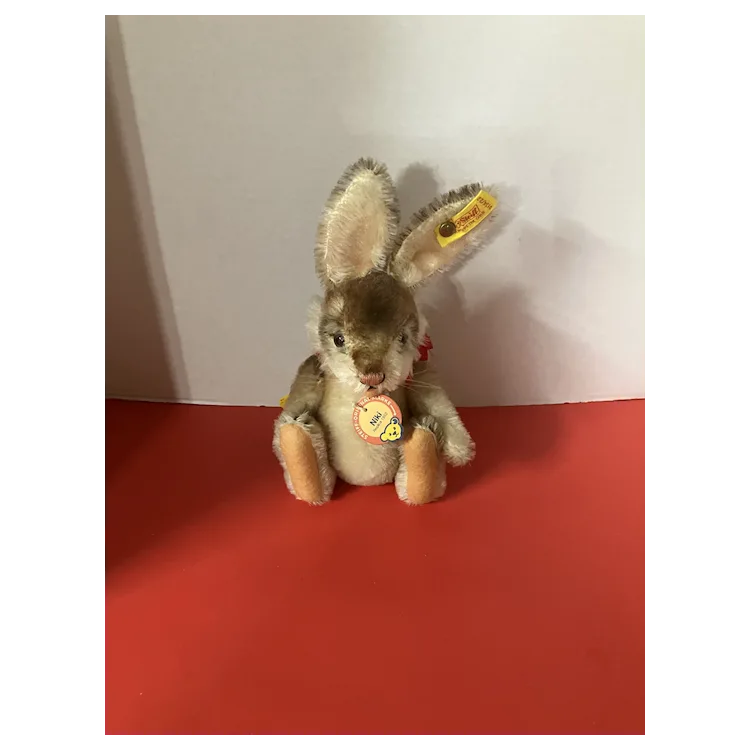1985 Steiff 1952 Replica NIKI Standing Rabbit 22 cm 9 inches. For