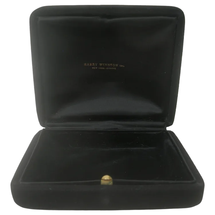 HARRY WINSTON ジュエリーボックス Harry Winston Genuine Double Pair Ring case Jewelry Box Jewelry