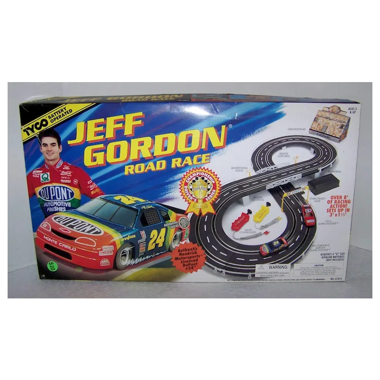 1994年 ハドソンスーパーキャラバンスタンプラリーのパスポート他　非売品セット Vintage 1996 Tyco Jeff Gordon NASCAR Battery Operated Road Race