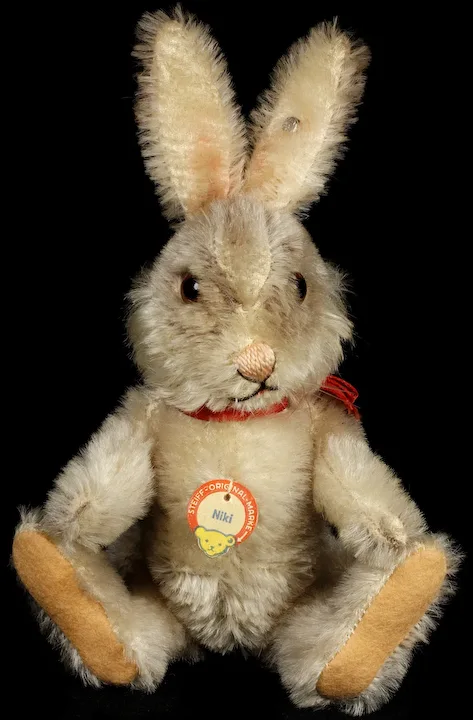 Rare Next-to-Smallest Brother 5xJointed Steiff Niki Hase Rabbit